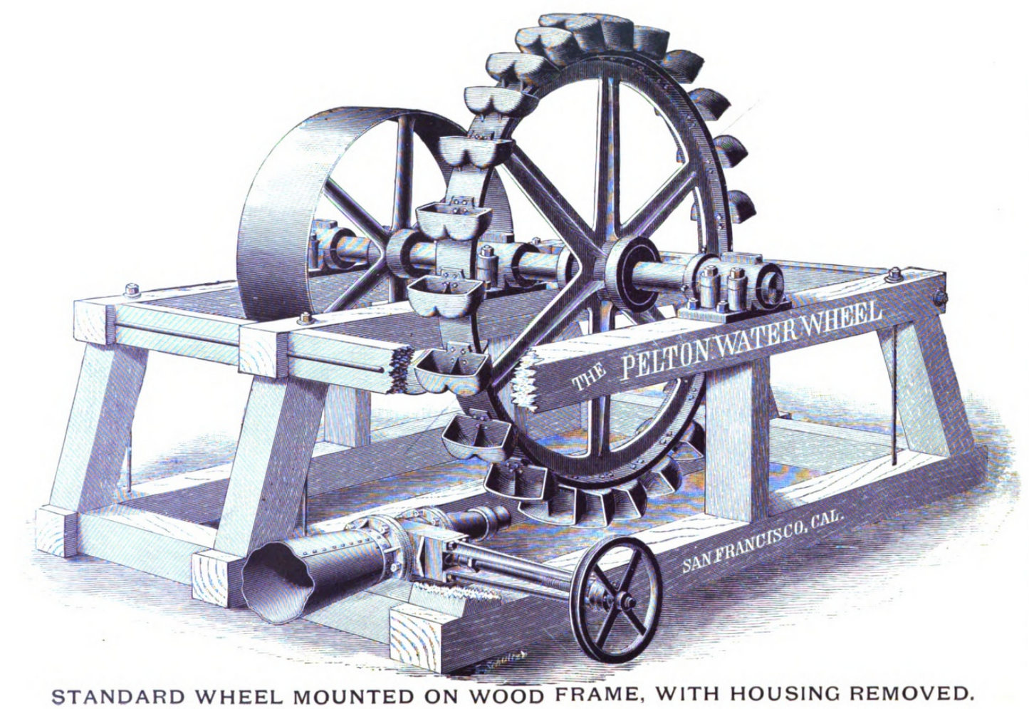 6' Pelton Water Wheel
