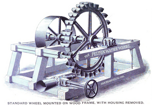 6' Pelton Water Wheel