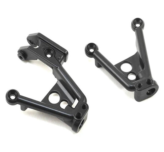 Xtra Speed SCX10 XTA-XS-SCX230061BK II Aluminum Front Shock Hoops (Black)