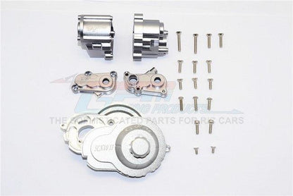GPM SCX2038-GUNSILVER ALUMINUM CENTER GEAR BOX AXIAL SCX10 II