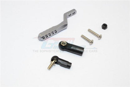 GPM SCX2333R-GUNSILVER ALUMINUM REAR TOW HITCH AXIAL SCX10 II