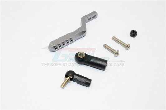 GPM SCX2333R-GUNSILVER ALUMINUM REAR TOW HITCH AXIAL SCX10 II