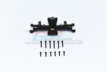GPM ALUMINUM FRONT GEAR BOX AXIAL 1:24 SCX24 DEADBOLT / JEEP WRANGLER BLACK