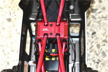 GPM ALUMINUM LOWER GEAR COVER AXIAL 1/24 SCX24 AWD DEADBOLT JEEP WRANGLER BLACK