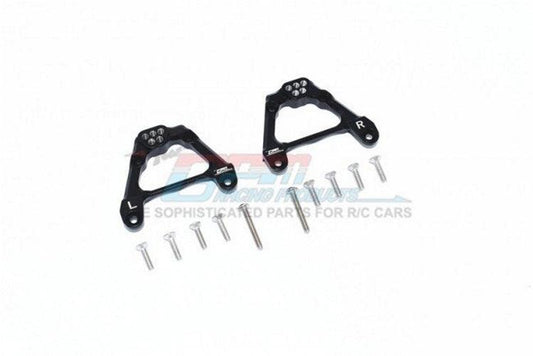 GPM SCX10 III JEEP WRANGLER Aluminum Adjustable Rear Damper Mount Black