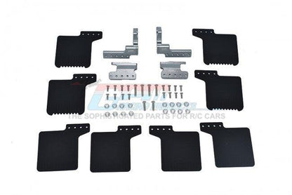GPM MUD FLAP AXIAL 1/10 SCX10 III JEEP WRANGLER / JEEP GLADIATOR GUN SILVER