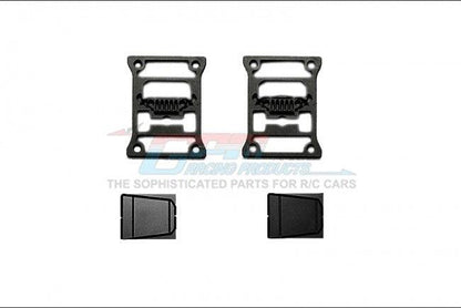GPM RC CAR TAILLIGHT COVER TYPE B AXIAL SCX10 III JEEP JL WRANGLER BLACK