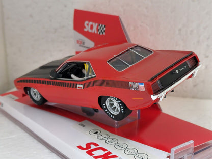SCX Plymouth Cuda Trans Am Red 1970 Limited Edition for Scalextric Slot Car 1/32