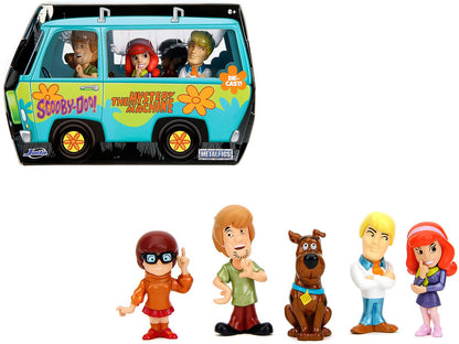 Set of 5 Diecast Figures "Scooby-Doo" TV Series "Metalfigs" Series Diecast Models by Jada  free shipping USA