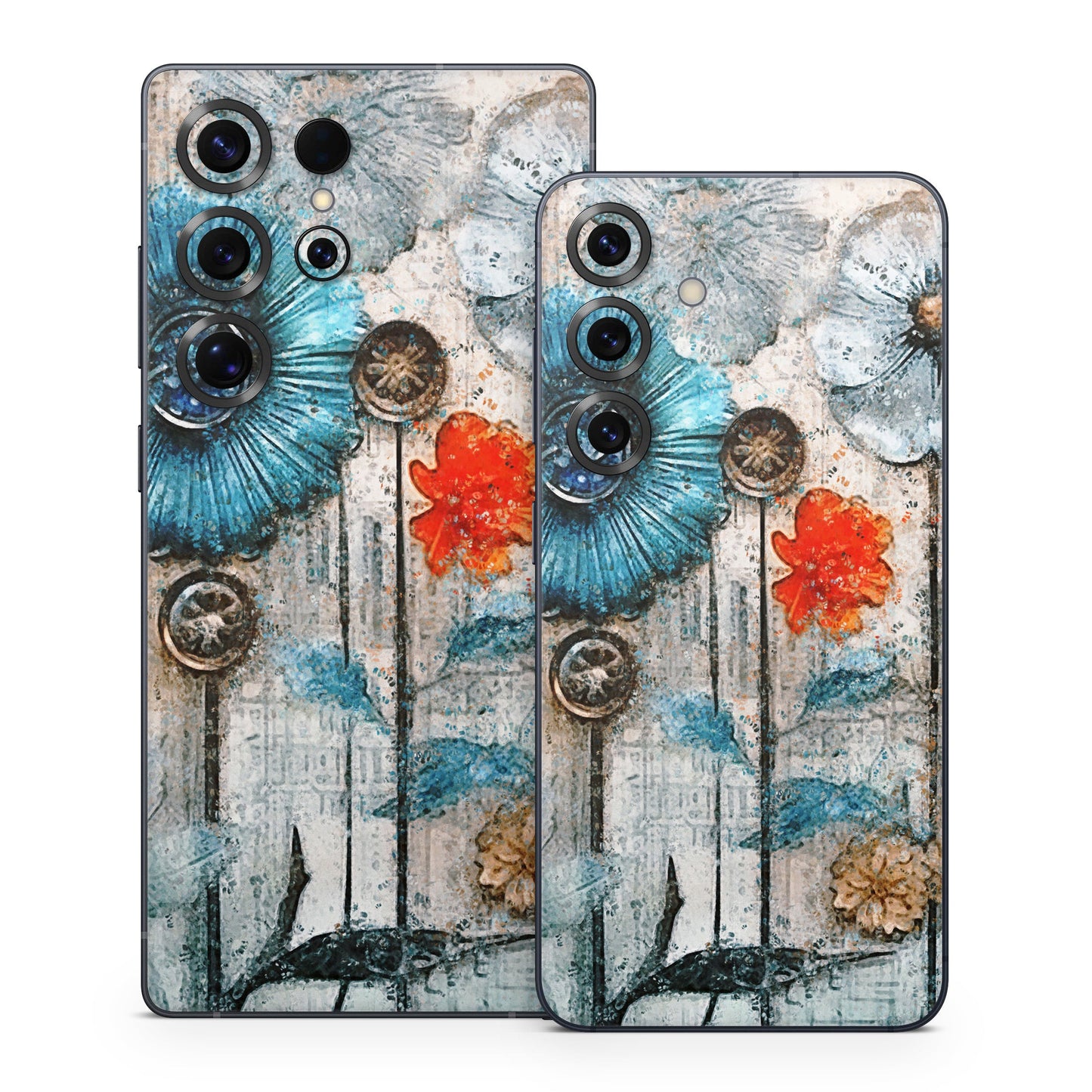 Steampunk Flowers - Samsung Galaxy S25 Skin