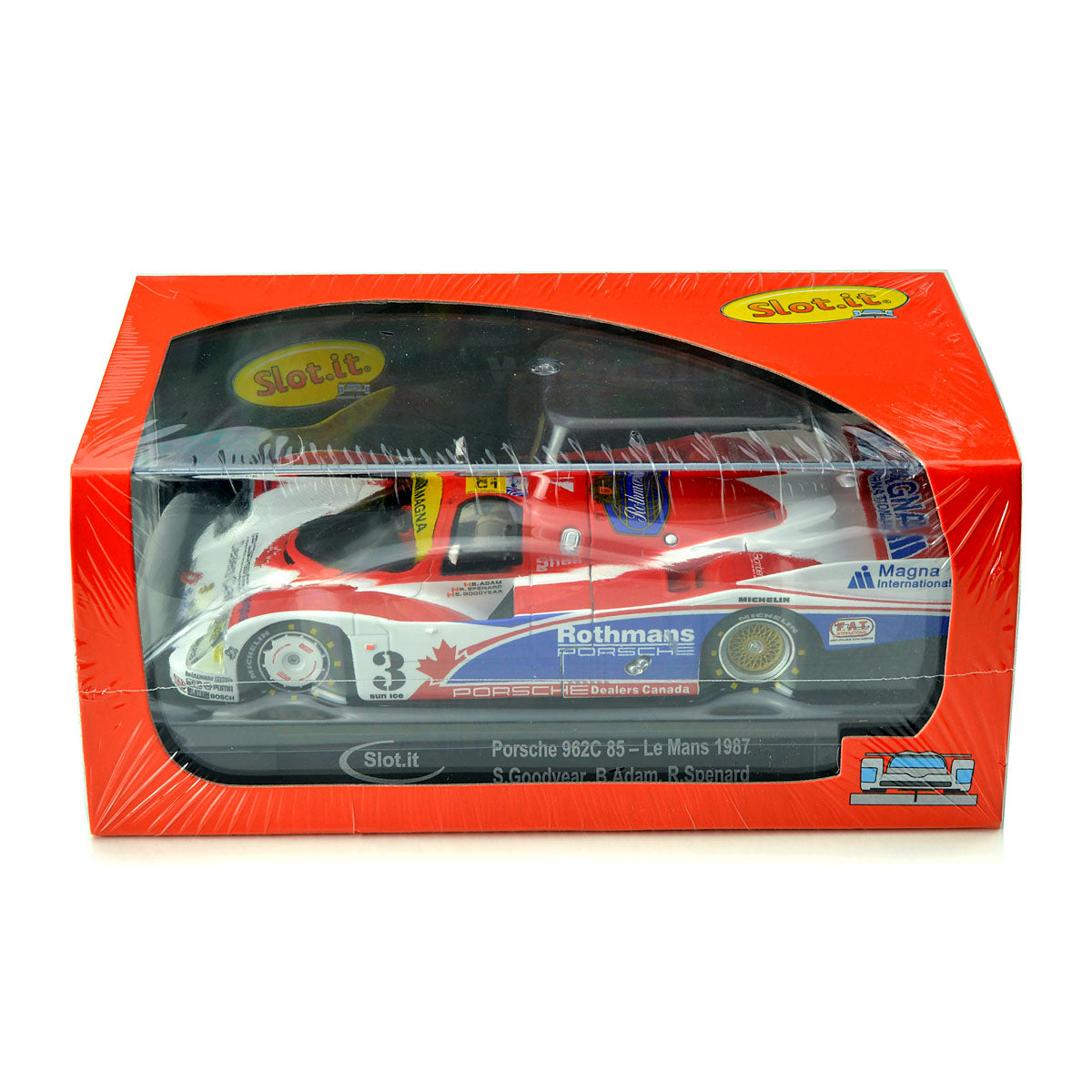 Slot.it Porsche 962C 85 Le Mans 1987 1/32 Slot Car SICA34D CA34D