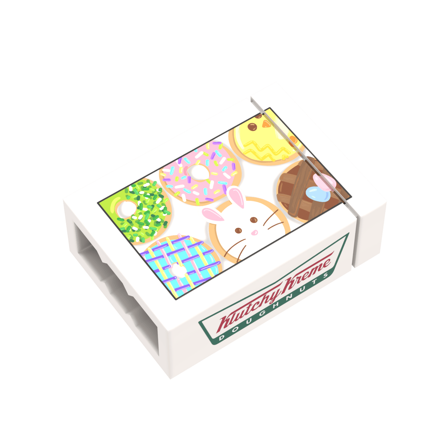 Boxed Donuts - Easter -  Custom Printed - Made Using LEGO® Parts
