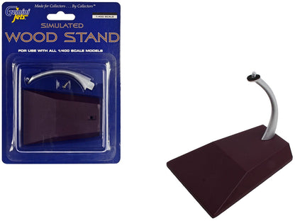 Simulated Wood Display Stand for 1/400 Scale Models by GeminiJets  free shipping USA
