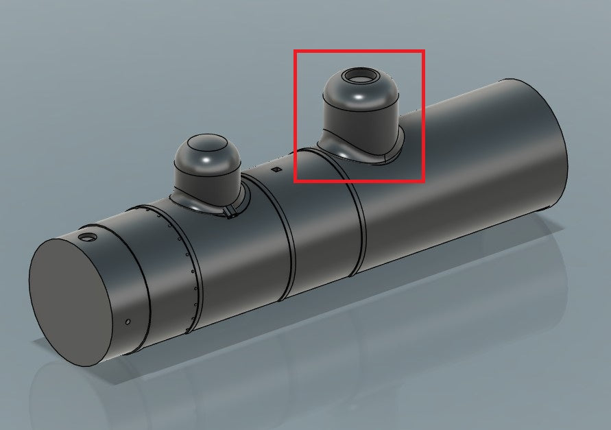 SJP Ax30 Mogul smooth steam dome