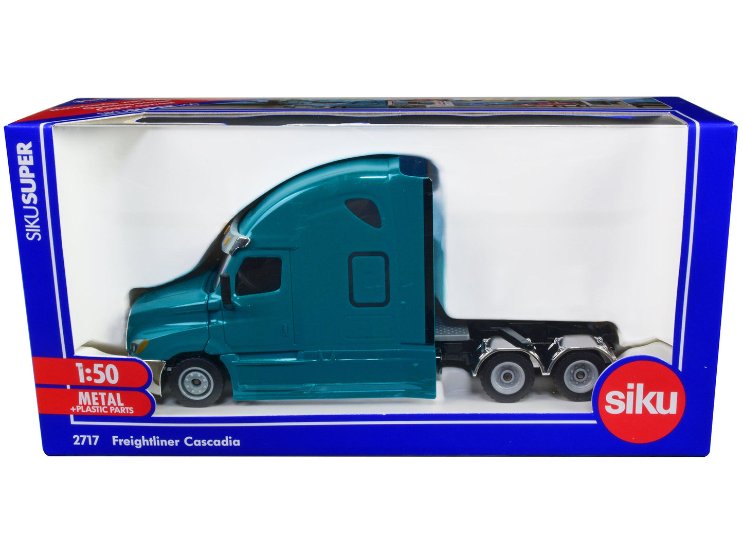Freightliner Cascadia Tractor Truck Teal 1/50 Diecast Model by Siku  free shipping USA