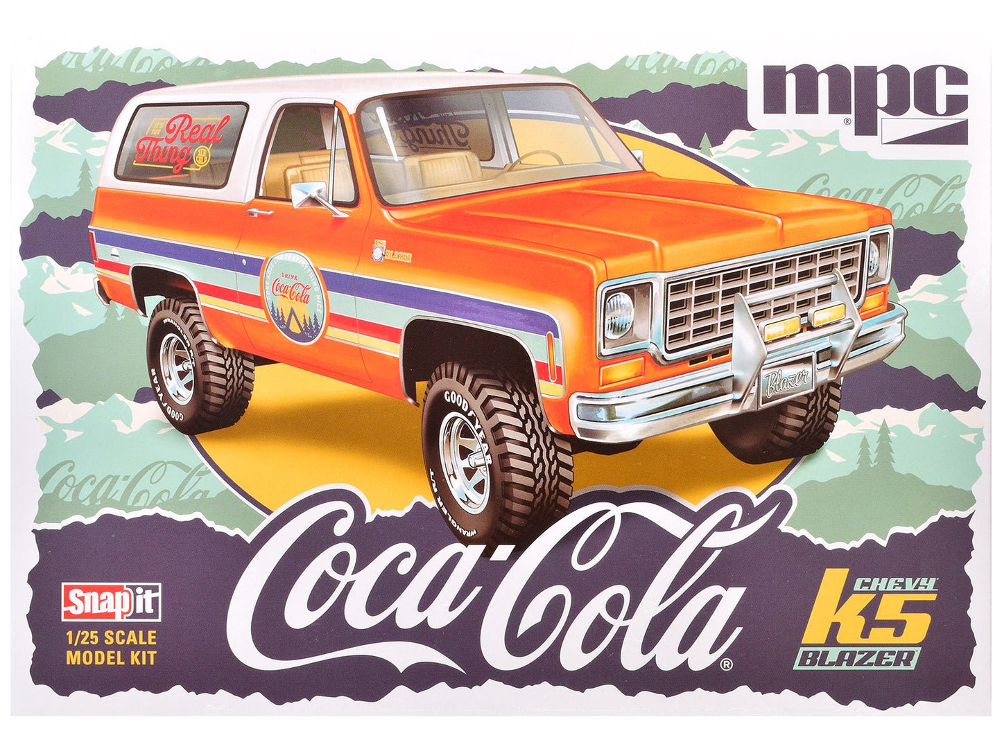 Skill 1 Model Kit Chevrolet K5 Blazer "Coca-Cola" 1/25 Scale Model by MPC  free shipping USA