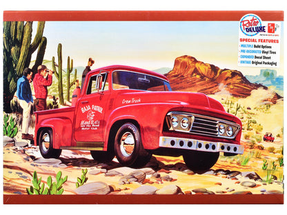 Skill 2 Model Kit 1953 Ford Pickup Truck "Baja Patrol" 1/25 Scale Model by AMT  free shipping USA