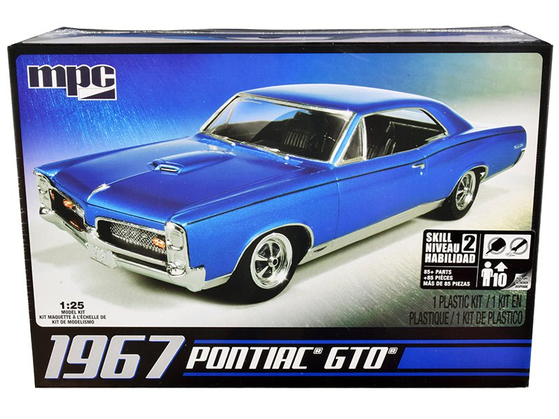 Skill 2 Model Kit 1967 Pontiac GTO 1/25 Scale Model by MPC  free shipping USA