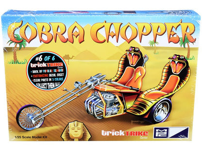Skill 2 Model Kit Cobra Chopper "Trick Trikes" Series 1/25 Scale Model by MPC  free shipping USA
