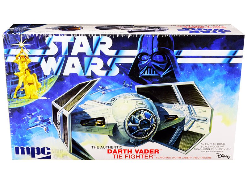Skill 2 Model Kit Darth Vader's Tie Fighter "Star Wars: Episode IV – A New Hope" (1977) Movie by MPC  free shipping USA