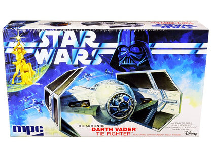 Skill 2 Model Kit Darth Vader's Tie Fighter "Star Wars: Episode IV – A New Hope" (1977) Movie by MPC  free shipping USA