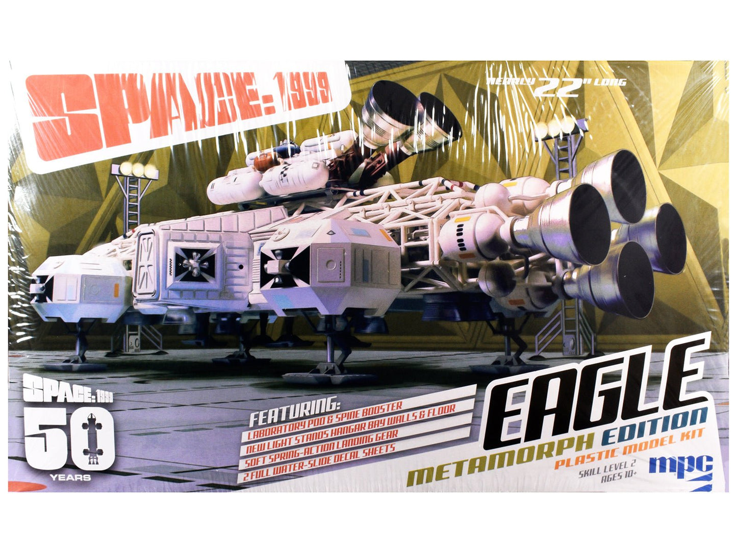 Skill 2 Model Kit Eagle Transporter Metamorph Edition "Space: 1999" (1975-1977) TV Series 1/48 Scale Model by MPC  free shipping USA