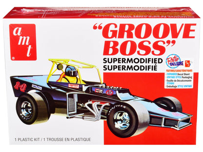 Skill 2 Model Kit "Groove Boss" Supermodified Racer 1/25 Scale Model by AMT  free shipping USA