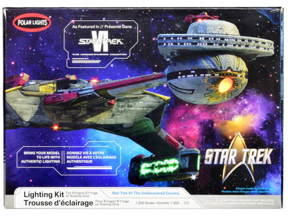 Skill 2 Model Kit Lighting Kit for Klingon Kronos One Spaceship "Star Trek VI: The Undiscovered Country" (1991) Movie 1/350 Scale Model by Polar Lights  free shipping USA