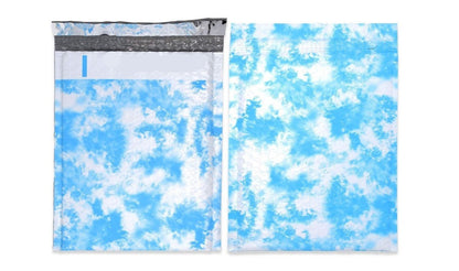 Sky Tie Dye Clouds Bubble Mailers Size 6.5x10 Padded Shipping Bags
