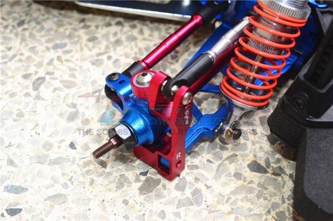GPM ALUMINUM FRONT C HUB TRAXXAS SLASH 4X4 / SLASH 4X4 LCG / XO-01 SUPERCAR BLUE