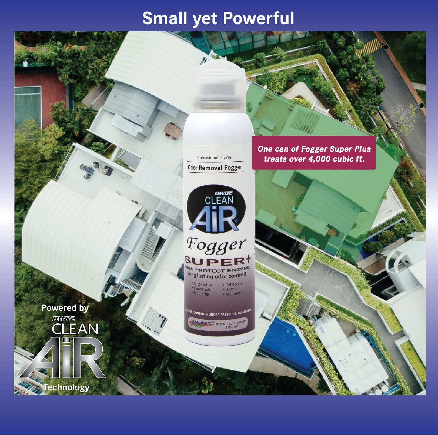 DWD2 Clean Air® Fogger Odor Eliminator (Super Plus) by The DWD2 System, Inc.
