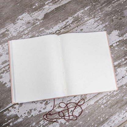 Extra Large World Map 14x11 Handmade Leather Journal by Soothi