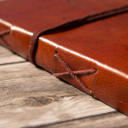 Grow Through Quote Leather Journal - 8x6 Size by Soothi