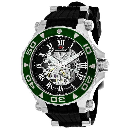 Seapro Men's Seaway Black Dial Watch - SP7752 by Balec Group