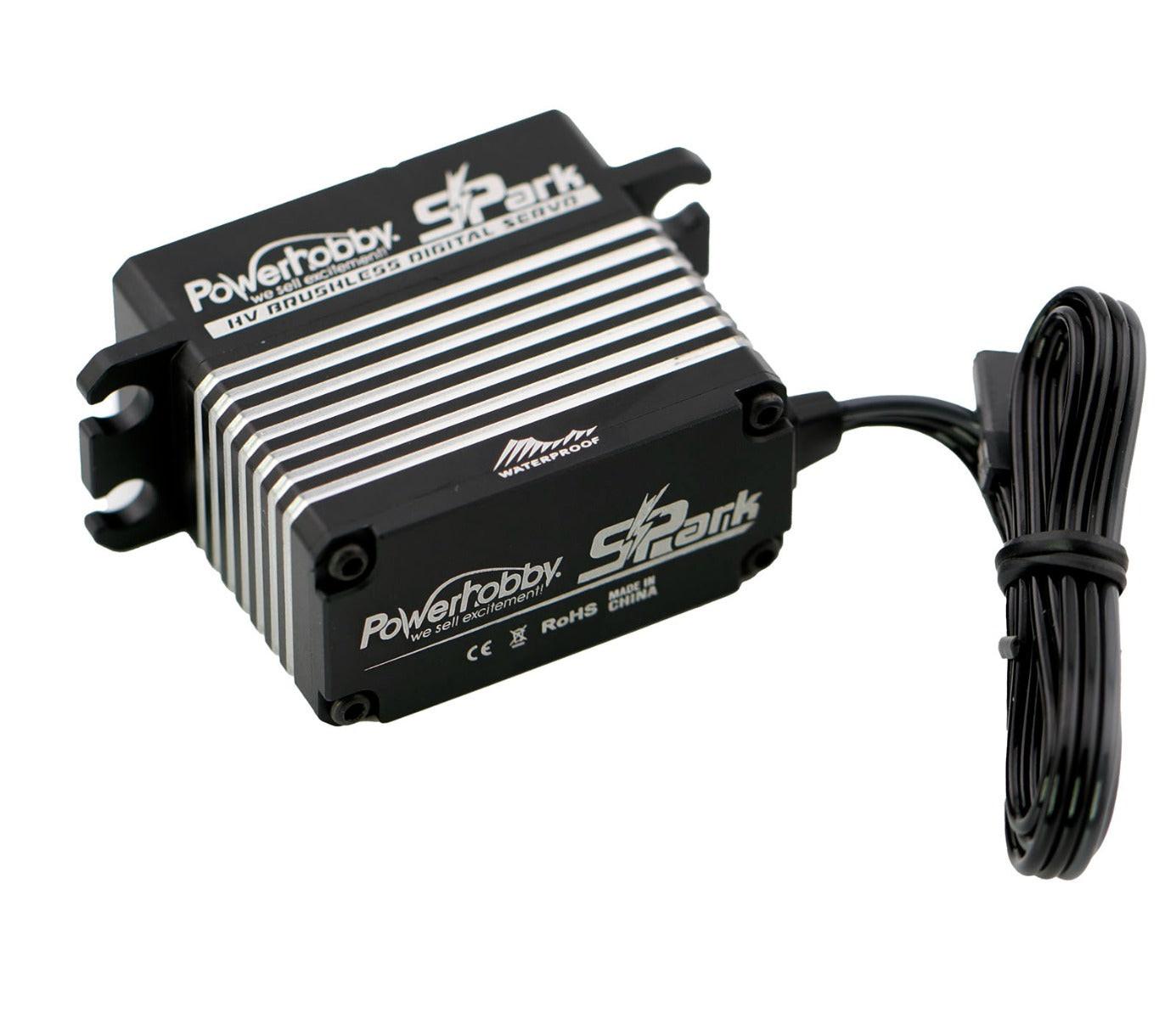 Powerhobby Spark HV Waterproof Brushless Steel Gear Servo / Aluminum Case