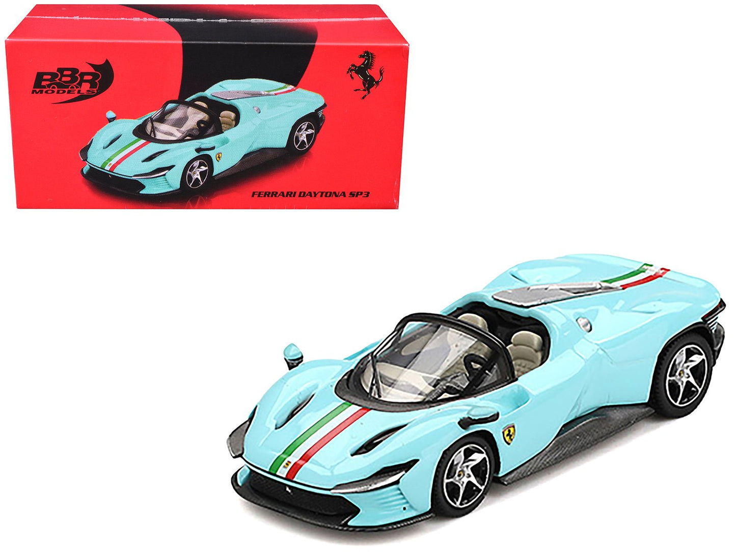 Speedster™ Diecast Model - Ferrari Daytona SP3 Light Blue  free shipping USA