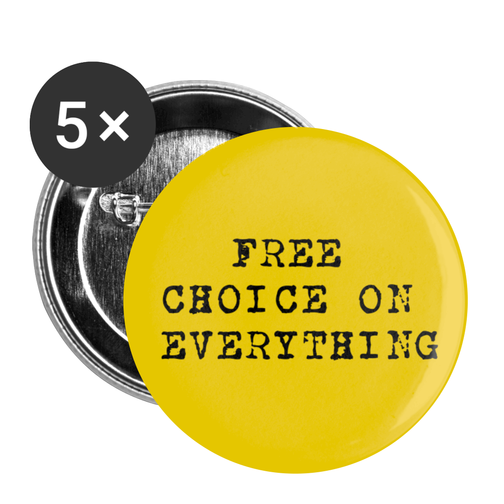 Buttons large 2.2'' (5-pack) by Proud Libertarian