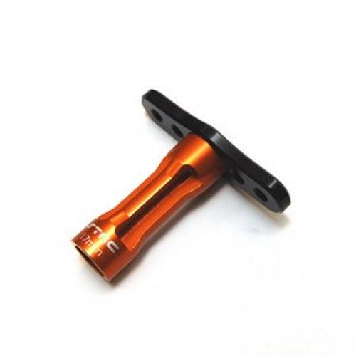 STRC STRA17BKO Aluminum 17mm Hex Nut Wrench Black/Orange
