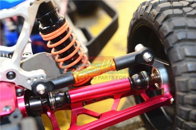 GPM STEEL ALUMINUM WIDEN REAR CVD DRIVE SHAFT KNUCKLE ARM TRAXXAS SLASH 4X4 RED