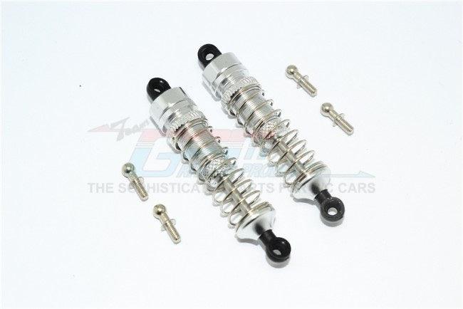 GPM ALUMINUM FRONT / REAR DAMPER 57MM TRAXXAS LATRAX SST SILVER