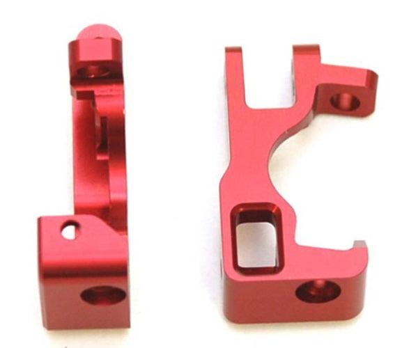 STRC Concepts ST6832R CNC Machined Aluminum Front C-Hubs Red Slash 4X4