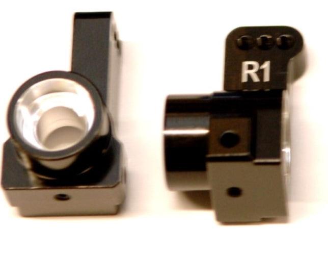 STRC STC91418T1BK Aluminum Rear Hub Carriers 1 degree Toe-in 1 Associated DR10