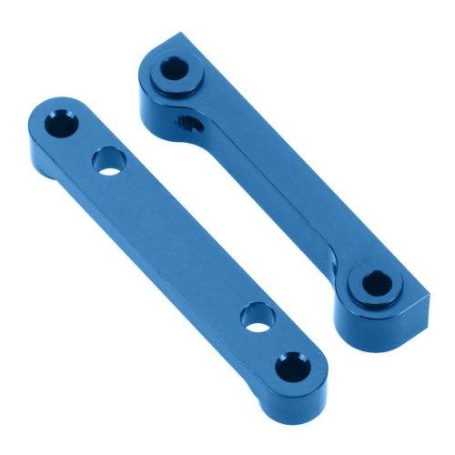 STRC Aluminum Heavy Duty Front and Rear Hinge-Pin Block Set (Blue) (1 Pair)