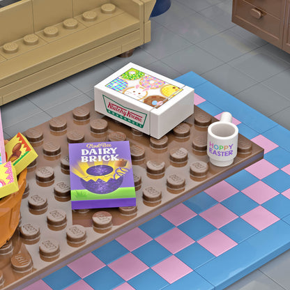 Boxed Donuts - Easter -  Custom Printed - Made Using LEGO® Parts