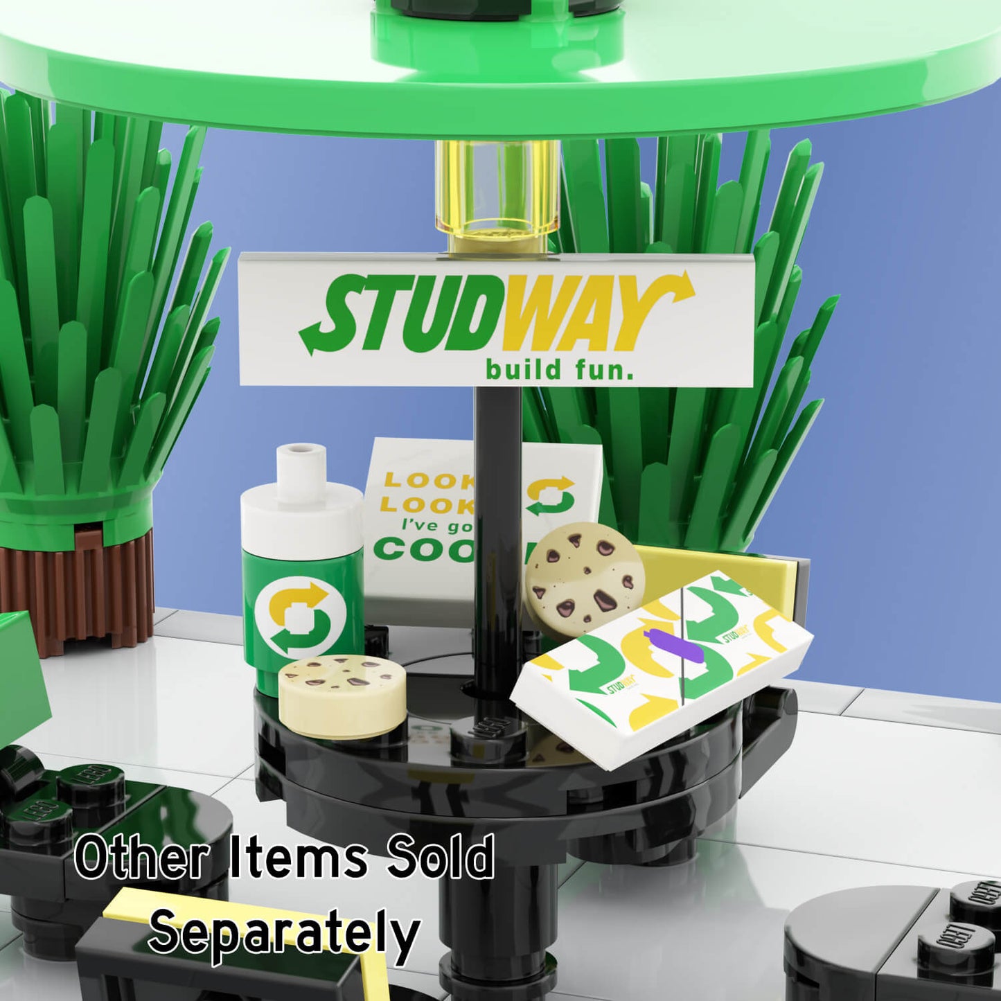 Studway Wrapped Sandwich - Custom Printed - Made Using LEGO® Parts