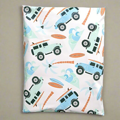 Summertime Poly Mailers Size 12x15.5 Camping Surfing Shipping Bags