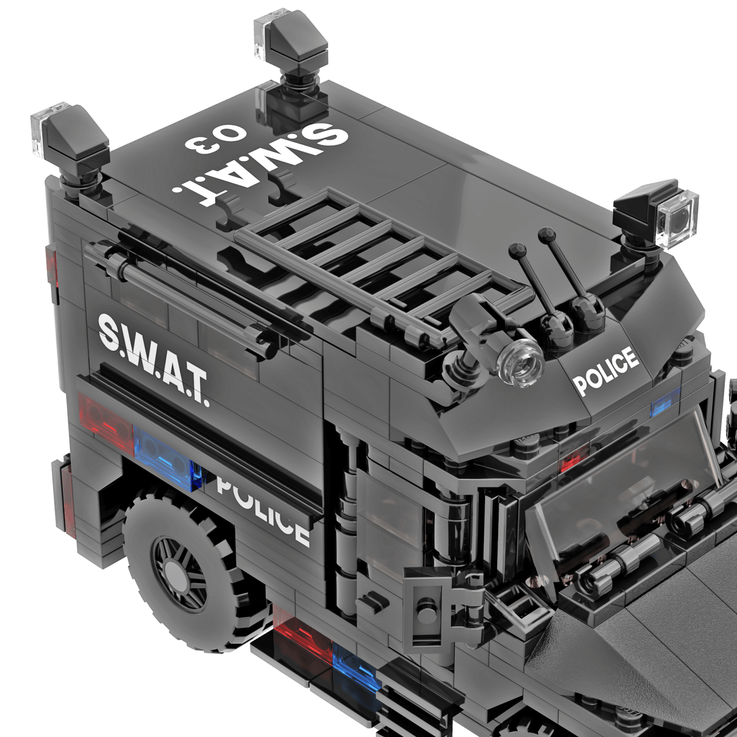 Police Armored S.W.A.T. Vehicle - Custom Building Set - Made Using LEGO® Parts