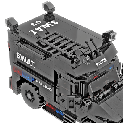 Police Armored S.W.A.T. Vehicle - Custom Building Set - Made Using LEGO® Parts