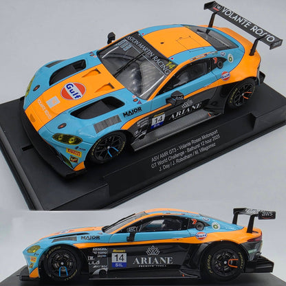 Sideways Aston Martin Vantage AMR GT3 GULF 1/32 Slot Car SWCAR05F