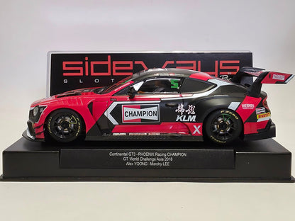 Sideways Bentley Continental GT3 GT World Challenge 2018 1/32 Slot Car SWCAR06A